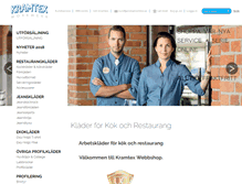 Tablet Screenshot of kramtex.se